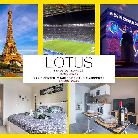 Le Lotus - Self Checkin - 20Min From Paris - Free Parking Around Apartment Drancy Luaran gambar