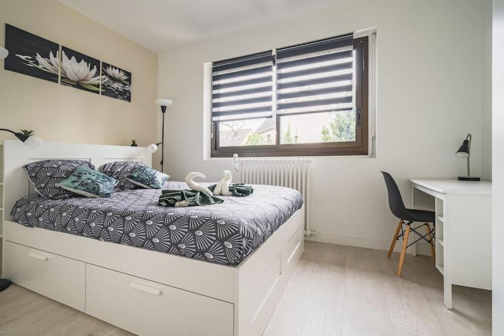 Le Lotus - Self Checkin - 20Min From Paris - Free Parking Around Apartment Drancy Luaran gambar