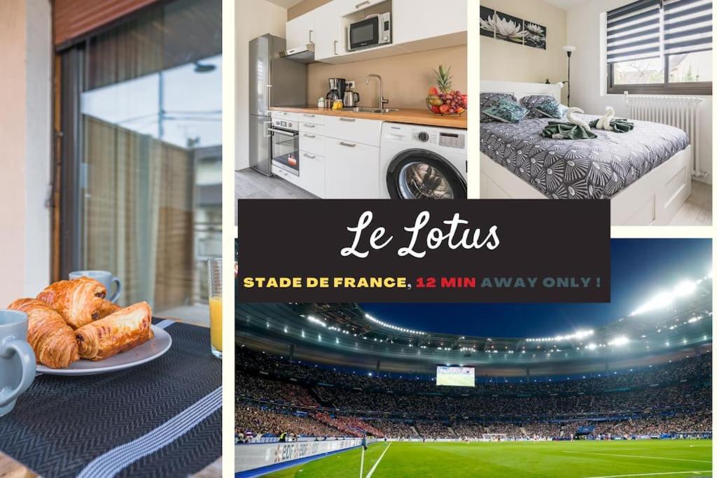 Le Lotus - Self Checkin - 20Min From Paris - Free Parking Around Apartment Drancy Luaran gambar